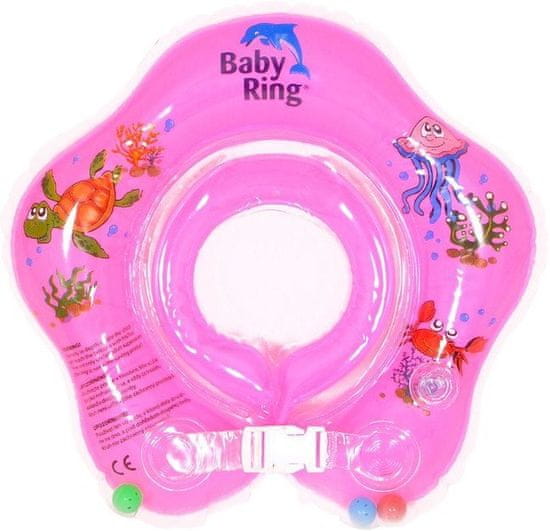 Babypoint BABY RING Kruh na koupání 3-36 m - růžový