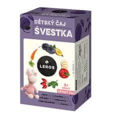 LEROS 4x Čaj dětský Švestka 20x2g