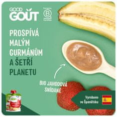 Good Gout BIO Jahodová snídaně 3x70 g