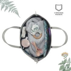 Kinderkraft SELECT Taška přebalovací Treasurebag Light Grey Nature Vibes, Premium