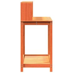 Petromila Přesazovací stůl s policemi hnědý 108x50x109,5 cm borové dřevo