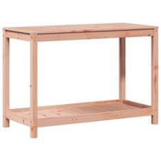 Petromila Přesazovací stůl s policí 108x50x75 cm masivní dřevo douglasky