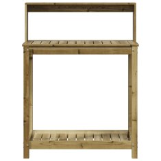 Petromila Přesazovací stůl s policemi 82,5x50x109,5 cm impregnované dřevo