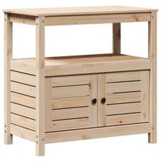 Petromila Přesazovací stůl s policemi 82,5x45x81 cm masivní borové dřevo