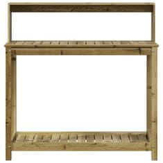 Petromila Přesazovací stůl s policemi 108x50x109,5 cm impregnované dřevo