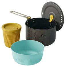 Sea to Summit sada nádobí Frontier UL One Pot Cook Set - [1P] [3 Piece] 1.3L Pot w/ S Bowl and Cup