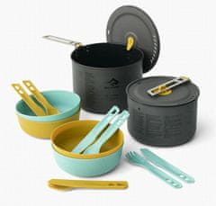 Sea to Summit sada nádobí Frontier UL Two Pot Cook Set - [4P] [14 Piece]