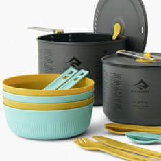 Sea to Summit sada nádobí Frontier UL Two Pot Cook Set - [4P] [14 Piece]