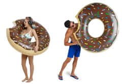 Verk Obří nafukovací Donut 100 cm - hnědý