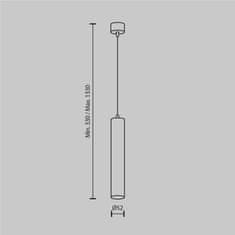 MAYTONI MAYTONI Závěsné svítidlo FOCUS LED 12W 40d P072PL-L12B4K-1