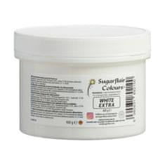 Sugarflair Colours polotekutá běloba - MAX extra bílá - White Extra 400g