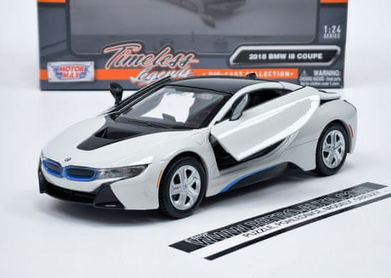 Motor Max BMW i8 (2018) white Motormax 1:24