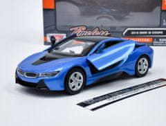 Motor Max BMW i8 (2018) metallic blue Motormax 1:24