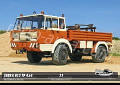 RETRO-AUTA© Pohlednice TRUCK č. 25 - TATRA 813 TP 4x4 (1967 - 1982)