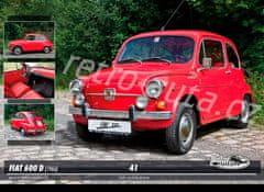 RETRO-AUTA© Pohlednice č. 41 - FIAT 600 D (1966)