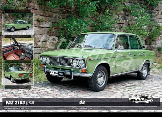 RETRO-AUTA© Pohlednice č. 48 - VAZ 2103 (1978)