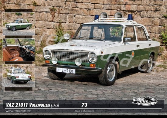 RETRO-AUTA© Pohlednice č. 73 - VAZ 21011 Volkspolizei (1975)