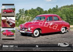 RETRO-AUTA© Pohlednice č. 76 - ŠKODA 1201 (1958)