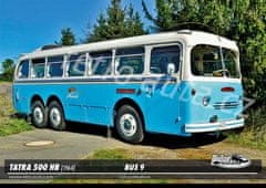 RETRO-AUTA© Pohlednice BUS č. 09 - TATRA 500 HB (1964)