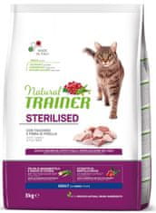 TRAINER Natural Cat Sterilised drůbeží maso 3kg