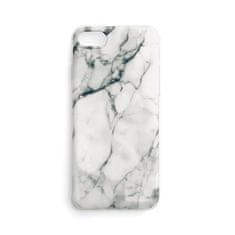 WOZINSKY Marble silikonové pouzdro na Samsung Galaxy S21 PLUS 5G white