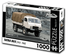 RETRO-AUTA© KB Barko s.r.o. Puzzle TRUCK 09 - Tatra 805 (1953 - 1960) 1000 dílků