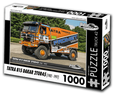 RETRO-AUTA© KB Barko s.r.o. Puzzle TRUCK 42 - TATRA 815 Dakar 2T0R45 (1982 - 1997) 1000 dílků