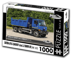 RETRO-AUTA© KB Barko s.r.o. Puzzle TRUCK 40 - TATRA 815-2A0S01 6x6.2 EURO III (2008 - 2013) 1000 dílků