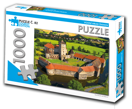 Tourist Edition KB Barko s.r.o. PUZZLE TOURIST č. 82 - Vodní hrad Švihov - 1000 dílků