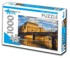 Tourist Edition KB Barko s.r.o. PUZZLE TOURIST č. 77 - Praha - Národní divadlo - 1000 dílků