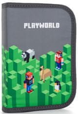 Oxybag Penál 1 p. 2 chlopně, prázdný, Playworld