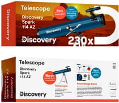 Levenhuk Discovery Spark 114 AZ + kniha