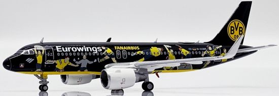 JC Wings Airbus A320-214(WL), Eurowings "Borussia Dortmund", Německo, 1/400