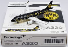 JC Wings Airbus A320-214(WL), Eurowings "Borussia Dortmund", Německo, 1/400