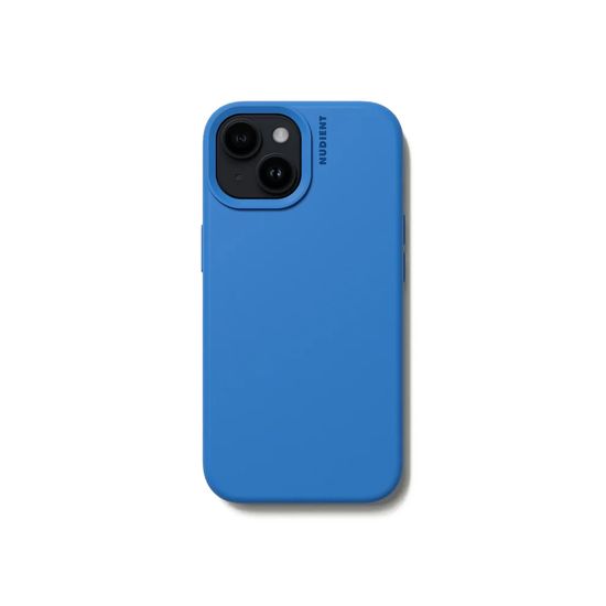 Nudient Base Case - Kryt iPhone 15, Vibrant Blue