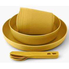 Sea to Summit sada nádobí Passage Dinnerware Set - [1P] [7 Piece] - Yellow