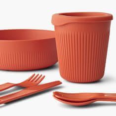 Sea to Summit sada nádobí Passage Dinnerware Set - [1P] [6 Piece] - Orange