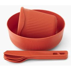 Sea to Summit sada nádobí Passage Dinnerware Set - [1P] [6 Piece] - Orange