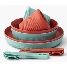 Sea to Summit sada nádobíPassage Dinnerware Set - [2P] [14 Piece] - Blue + Orange