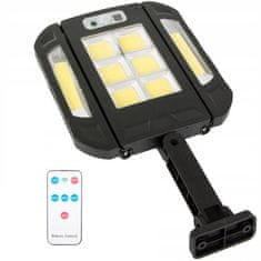 Verk 12291 Solární osvětlení 136 LED, IP67, senzor pohybu,/soumraku, dálkové ovládání