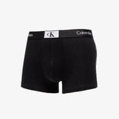 Calvin Klein Boxerky ´96 Cottontretch Trunks 3-Pack Black/ White/ Grey Heather XL Různobarevný