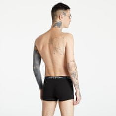 Calvin Klein Boxerky Structure Cotton Trunk 3-Pack Black L Černá