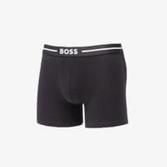 Hugo Boss Boxerky Bold Boxer Briefs 3-Pack Black/ Dark Green S S Různobarevný