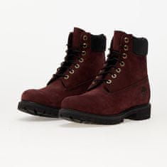 Timberland Tenisky 6 Inch Lace Up Waterproof Boot Burgundy EUR 46 Červená