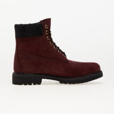 Timberland Tenisky 6 Inch Lace Up Waterproof Boot Burgundy EUR 46 Červená