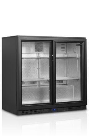 Tefcold Minibar prosklené křídlové dveře BA21S