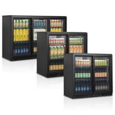 Tefcold Minibar prosklené křídlové dveře BA31S-3