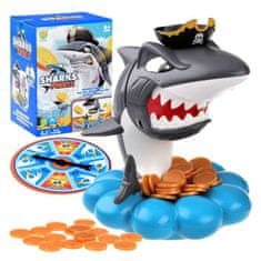 JOKOMISIADA Veselá arkádová hra hrozivý žraločí kapitán - pirát hlídá mince GR0603