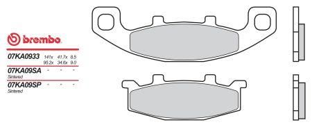 Brembo BREMBO brzdové destičky moto 07KA0933