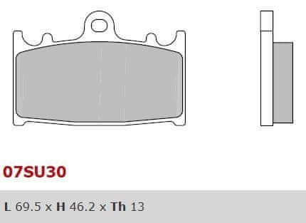 Brembo BREMBO brzdové destičky moto 07SU30SP